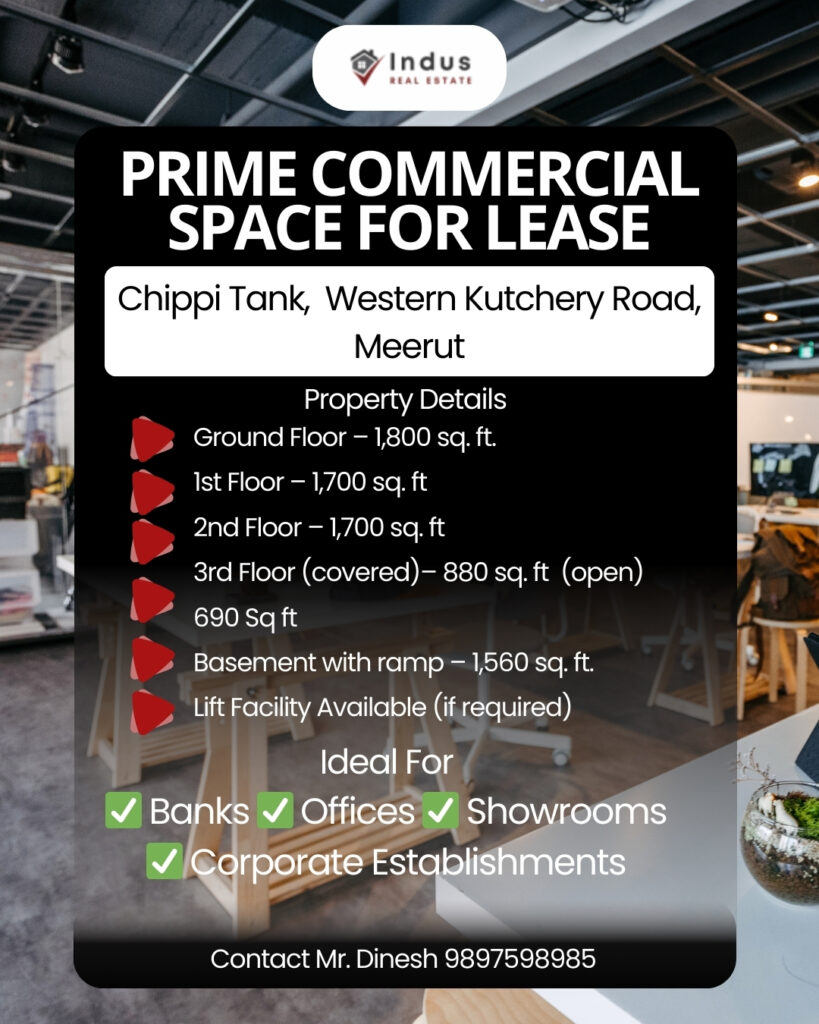Commercial Property for Rent/Lease in Meerut